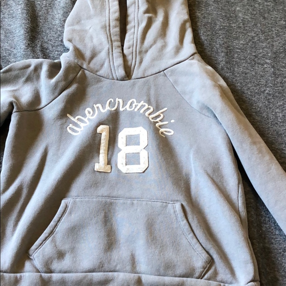 Grey Abercrombie hoodie